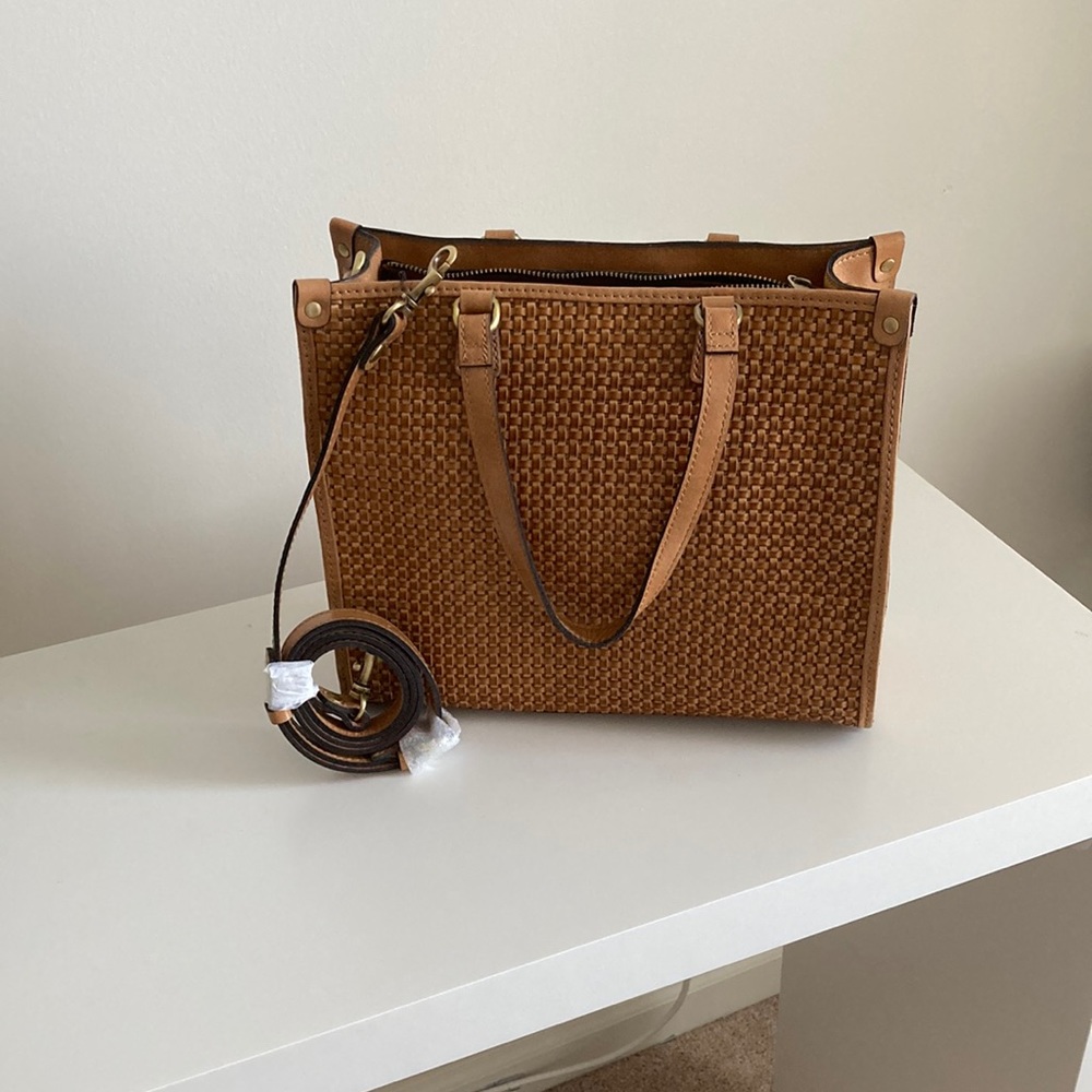Patricia Nash small woven Ava tote